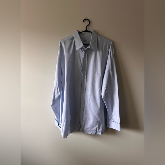 Armani Collezioni Blue Dress Shirt - Picture 1 of 8